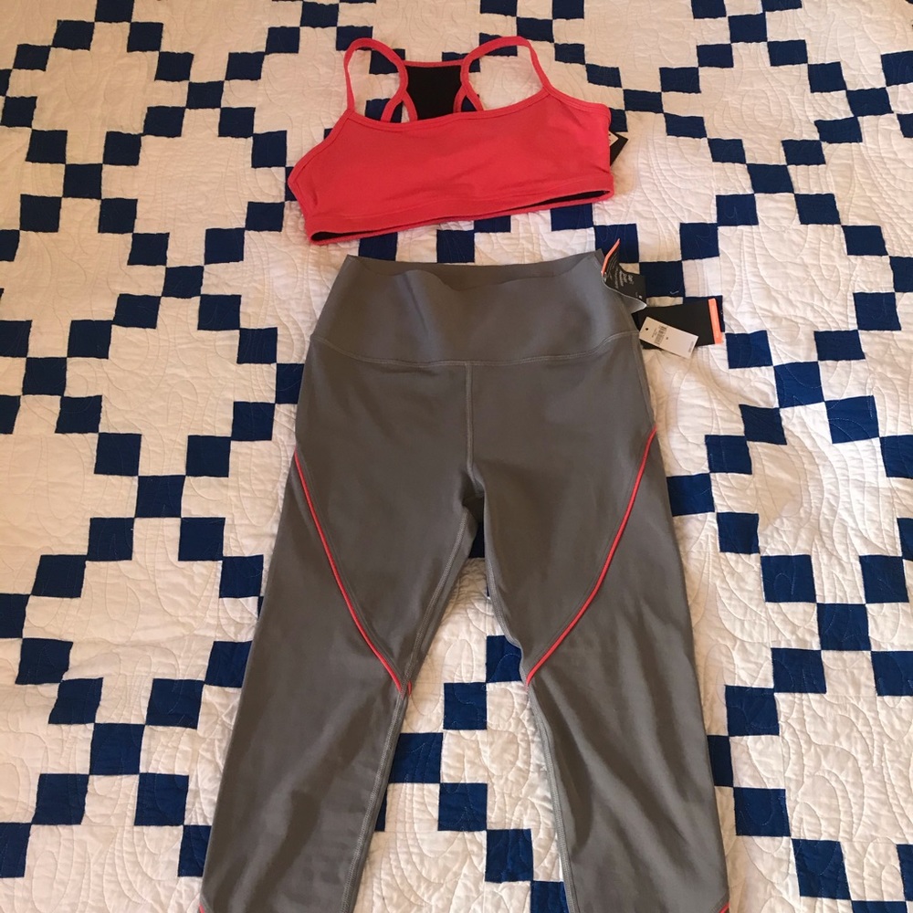 GAP workout leggings and sport bra